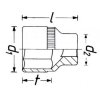 Vnitřní pevnostní nástrčný klíč 1/2" 17 mm Hazet - HA045822