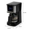 Překapávač na kávu 2v1 s termohrnkem - DOMO DO733K, Objem konvice: 1,25 l, Objem hrnku: 400 ml