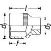 Vnitřní nástrčný klíč 3/4" dvanáctihranný 1.1/4 HAZET 1000AZ-1.1/4 - HA001026