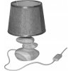 DUE ESSE, Stolní lampa efekt mramoru 28 cm, tmavší