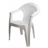 Mega Plast, plastová židle Gardenia 81 x 57 x 58 cm, bílá
