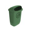 Odpadkový koš CLASSIC 50 l, zelená,zhášeč cigaret