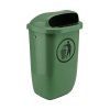 Odpadkový koš CLASSIC 50 l, zelená,zhášeč cigaret