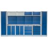 Kvalitní PROFI BLUE dílenský nábytek 3920 x 495 x 2000 mm - MTGS1300BB7