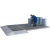 Záchytná podlaha kovová FS 55/13/28, 130x280x5,5 cm, pozinkovaná(11443)
