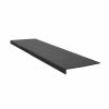 Protiskluzový sklolaminátový profil na schod – široký, černý, 80 cm - BY 212102