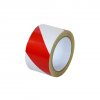Reflexní výstražná páska, pravá, bílá/červená, 5 cm × 15 m - BY RVP5015