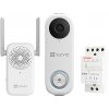 Zvonek Ezviz DB1C kit WiFi, domovní s kamerou, vyzváněcí jednotka, trafo