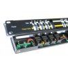 Patch panel POE UTP cat.5e 16p 1U Black (provedení 19" rack)