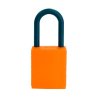 Nylonové bezpečnostní zámky s 38mm okem, oranžová, 6 ks - BY C6A1E