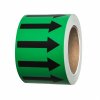 Páska se šipkami, zelená/černá, 100 mm - BZ OP001