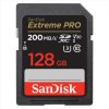 Paměťová karta Sandisk Extreme PRO 128GB SDXC 200MB/s / 90MB/s, UHS-I, Class 10, U3, V30
