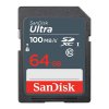 Paměťová karta Sandisk Ultra 64 GB SDXC Memory Card 100 MB/s