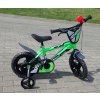 Dětské jízdní kolo Dino Bikes 412UL zelené 12" chlapecké