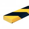 Varovný a ochranný profil 4, černá / žlutá, 5 cm × 2 cm × 100 cm - DP 10013