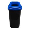 Plastový koš na tříděný odpad, 45 l, modrá - PLN 7843