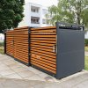 Přístřešek na kontejnery 1100 l Linis, různé velikosti, 2 x 1100 l, bez zadní stěny