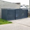 Přístřešek na kontejnery 1100 l Linis, různé velikosti, 2 x 1100 l, bez zadní stěny