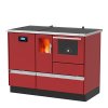 ALFA PLAM, peletový sporák ALFA TERM H20 ECO*E-CV s výměníkem 20 kW, červený