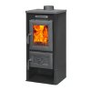 Hosseven, krbová kamna na TP 9008 maxi černá, 7,09 kW, průměr 130 mm