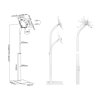 Stojan na tablet iPad Fiber Mounts M4C67-W