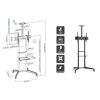 Tv stojan Fiber Mounts Lutar-2