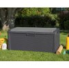 SANTORINI PLUS zahradní plastový úložný box 550 L - grafit