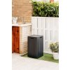 RIO GARDEN zahradní plastový koš 80 L - grafit