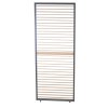 PANEL ZASTÍNĚNÍ WOOD, SKLÁPĚCÍ LAMELY, HORIZONTÁLNÍ 1,3 m pro bioklimatickou pergolu