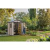 Zahradní domek Keter MANOR 6 x 5 DD béžový, s podlahou