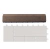 Přechodová lišta G21 Indický teak pro WPC dlaždice, 30 x 7,5 cm rovná