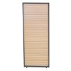 PANEL ZASTÍNĚNÍ WOOD, SKLÁPĚCÍ LAMELY, HORIZONTÁLNÍ 1 m pro bioklimatickou pergolu