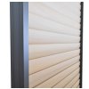 PANEL ZASTÍNĚNÍ WOOD, SKLÁPĚCÍ LAMELY, HORIZONTÁLNÍ 1 m pro bioklimatickou pergolu
