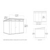 PENT Signature HORIZONTAL domek 9x7 - ASHWOOD