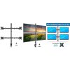vyrp11 1865Stolni drzak 4 monitoru Connect IT QuadroArm zavesene monitory