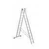5745 alumet univerzalni 2 dilny zebrik 2x14 pricek 33 x 394 cm max 150 kg 5 let zaruka