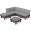 ELEMENTS SIGNATURE zahradní plastový set - walnut