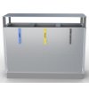 Koš na tříděný odpad Metal IV 3