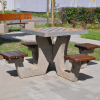 betonovy sachovy stul kod 505 02
