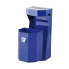 vyrp11 29185228 1 3 venkovni kovovy odpadkovy kos s popelnikem modry