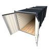 container 6m GREY open