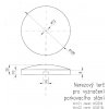 557 nerezovy terc 100mm nabehova hrana 10mm bez popisu