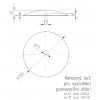 593 nerezovy terc 160mm nabehova hrana 1mm s cisly