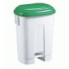 Plastový odpadkový koš Sirius 60 l.- zelené víko