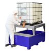 Záchytná ocel. vana pro IBC (GS1 AB1), zinkovaná(10850)