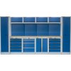 Kvalitní PROFI BLUE dílenský nábytek 3920 x 495 x 2000 mm - MTGS1300AA Blue