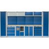 Kvalitní PROFI BLUE dílenský nábytek 3920 x 495 x 2000 mm - MTGS1301AB Blue