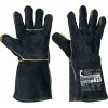 Svářečské rukavice SANDPIPER BLACK, celokožené, balení 12 ks (Velikost 11)