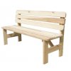 VIKING zahradní lavice dřevěná PŘÍRODNÍ - 150 cm