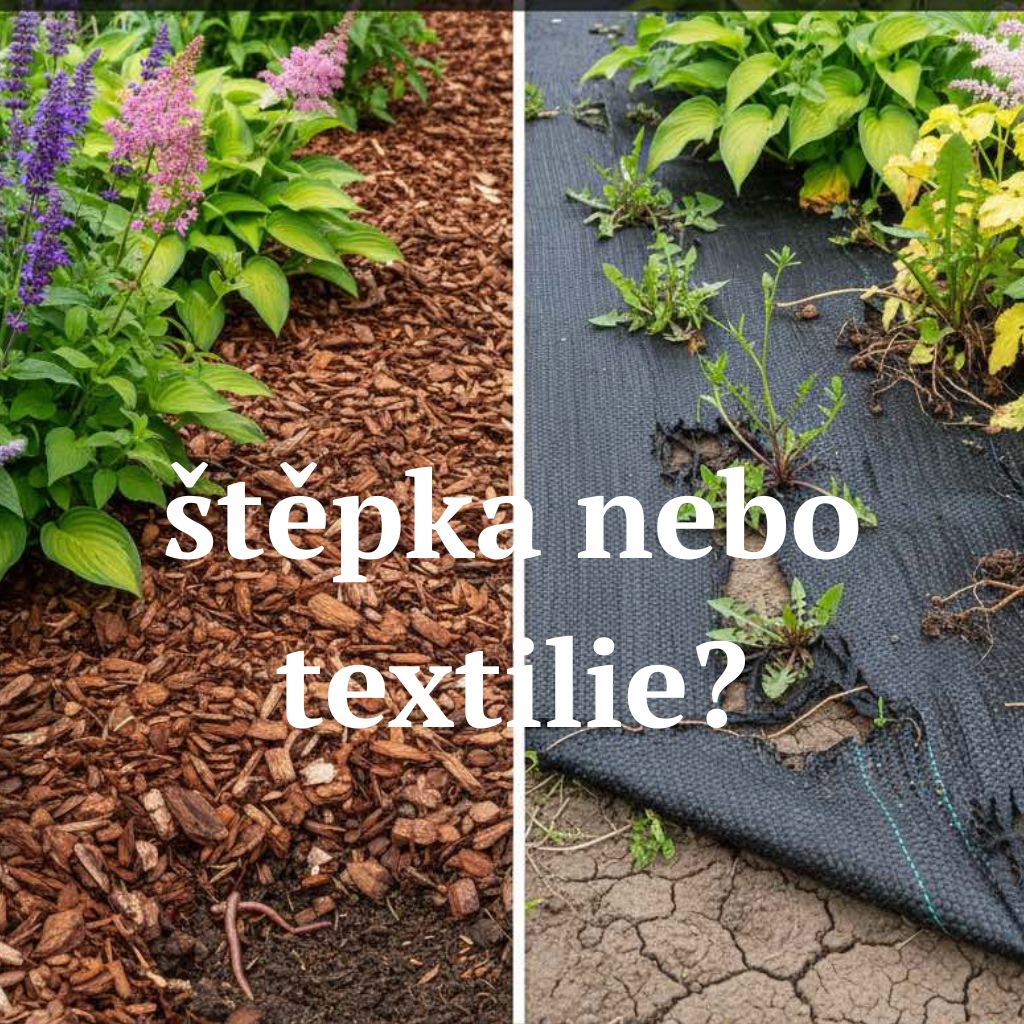 Mulčování: Klíč k zdravé a prosperující zahradě (Proč příroda vítězí nad textilií)